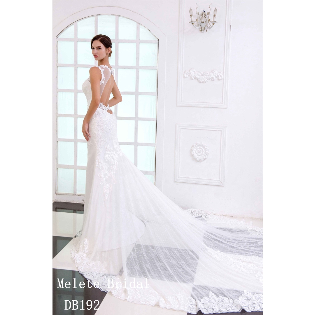 DB192  wholesale price mermaid gown lace gown
