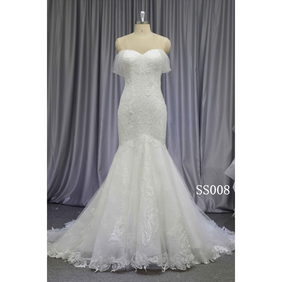 wholesale wedding dress with nice lace
