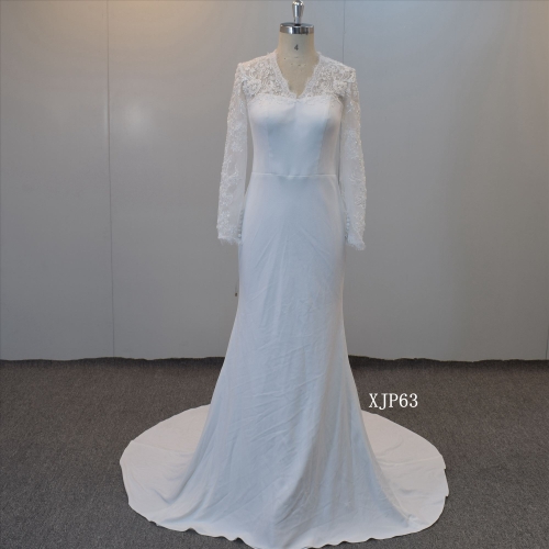 New Fashion See Through Appliqued Bridesmaid Dress