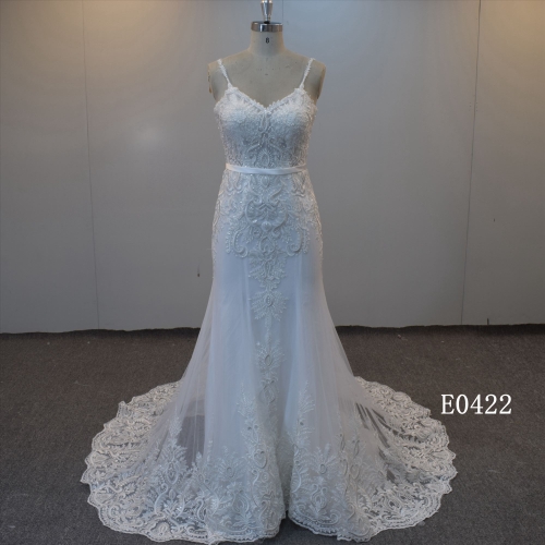 Custom Crystal Bridal Dress With Detachable Activities Train Wedding Dress