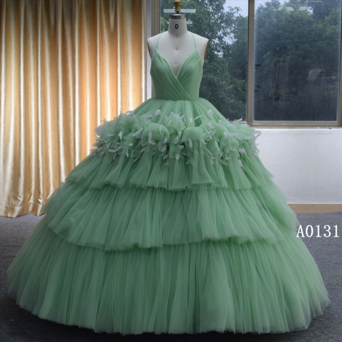 Ball Gown Wedding Dress With Feather Evening dress In Guangzhou