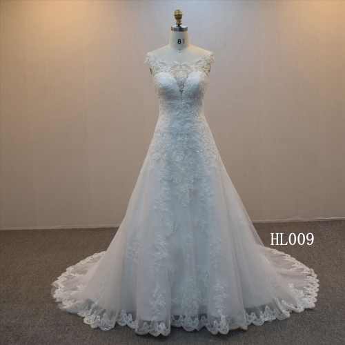Beaded Wedding Dress A Line Bridal Dress 2022 Wholesale In Guangzhou