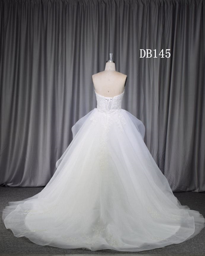 Sweetheart Neckline lace and beading ball gown, factory made whole sale price