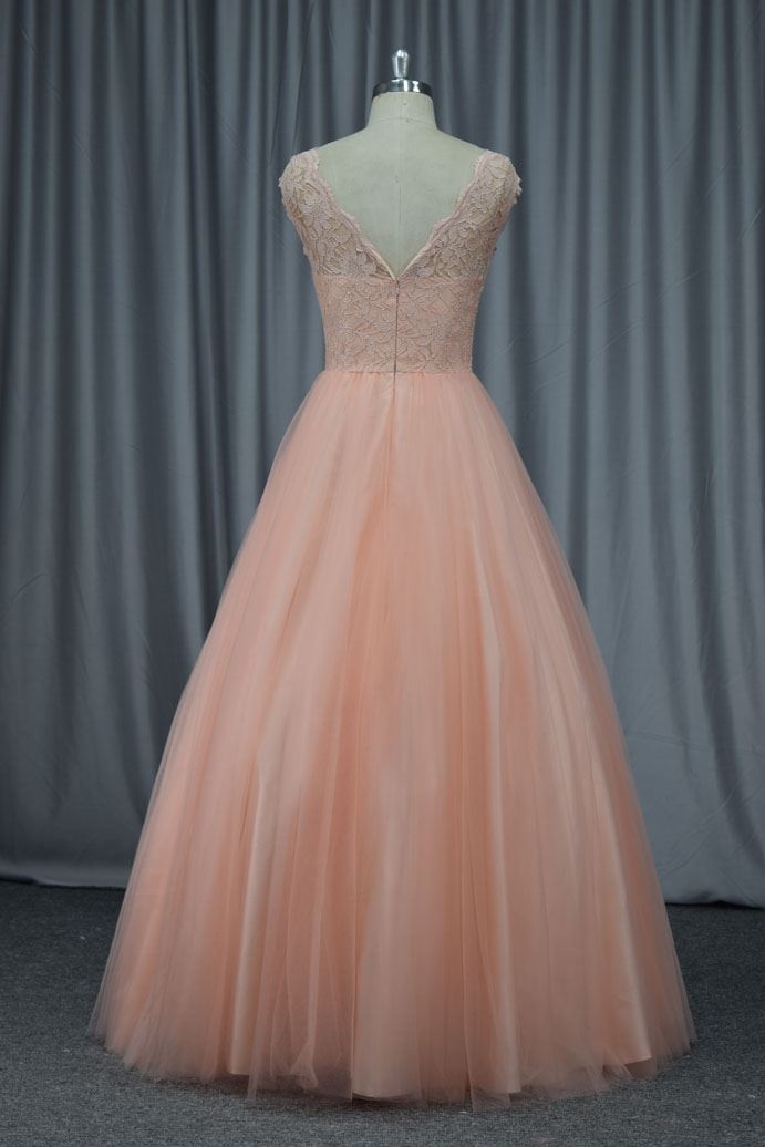 Wholesale price pink color cocktail dress floor length gown