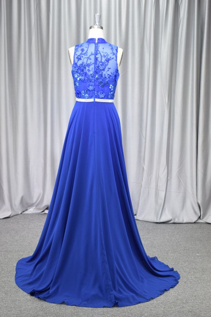 Sky bule color chiffon fabric wholesale price mother gown