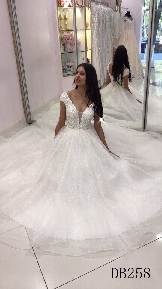 Bling Bling bridal gown wholesale price wedding gown