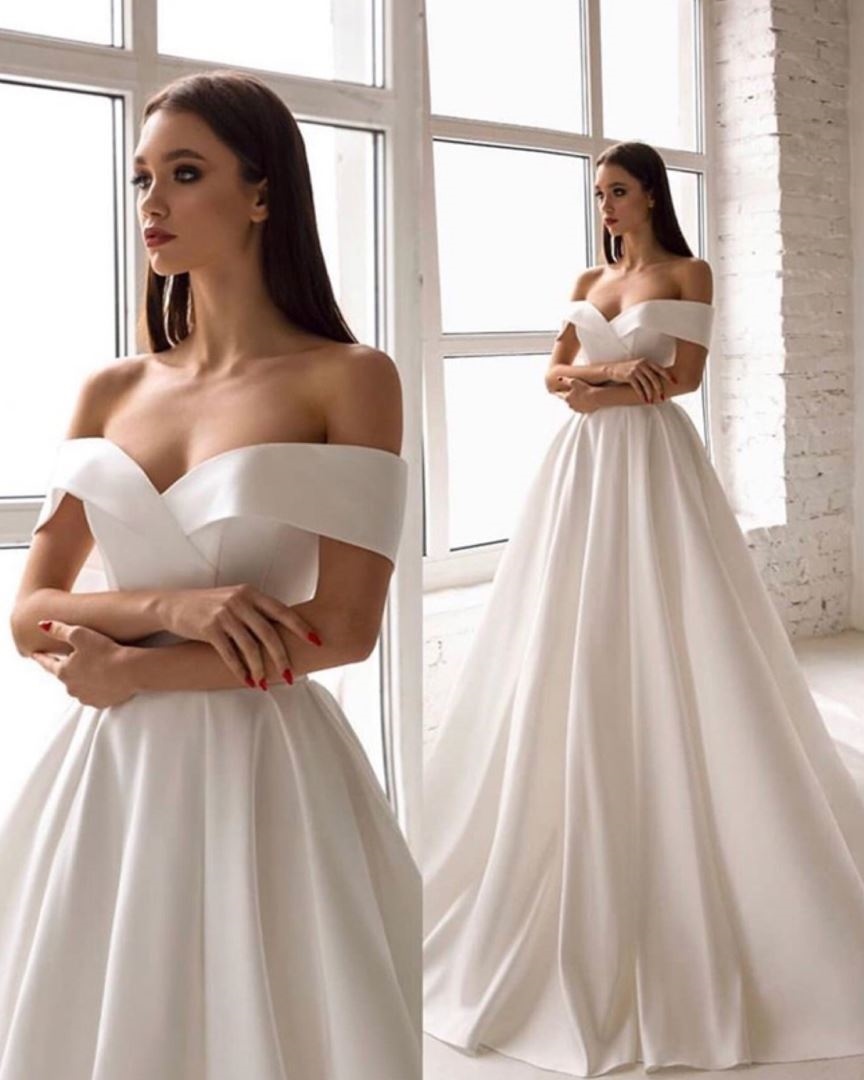 2019 new desing made in China hot wedding bridal gown elegant princess design nice wedding dress