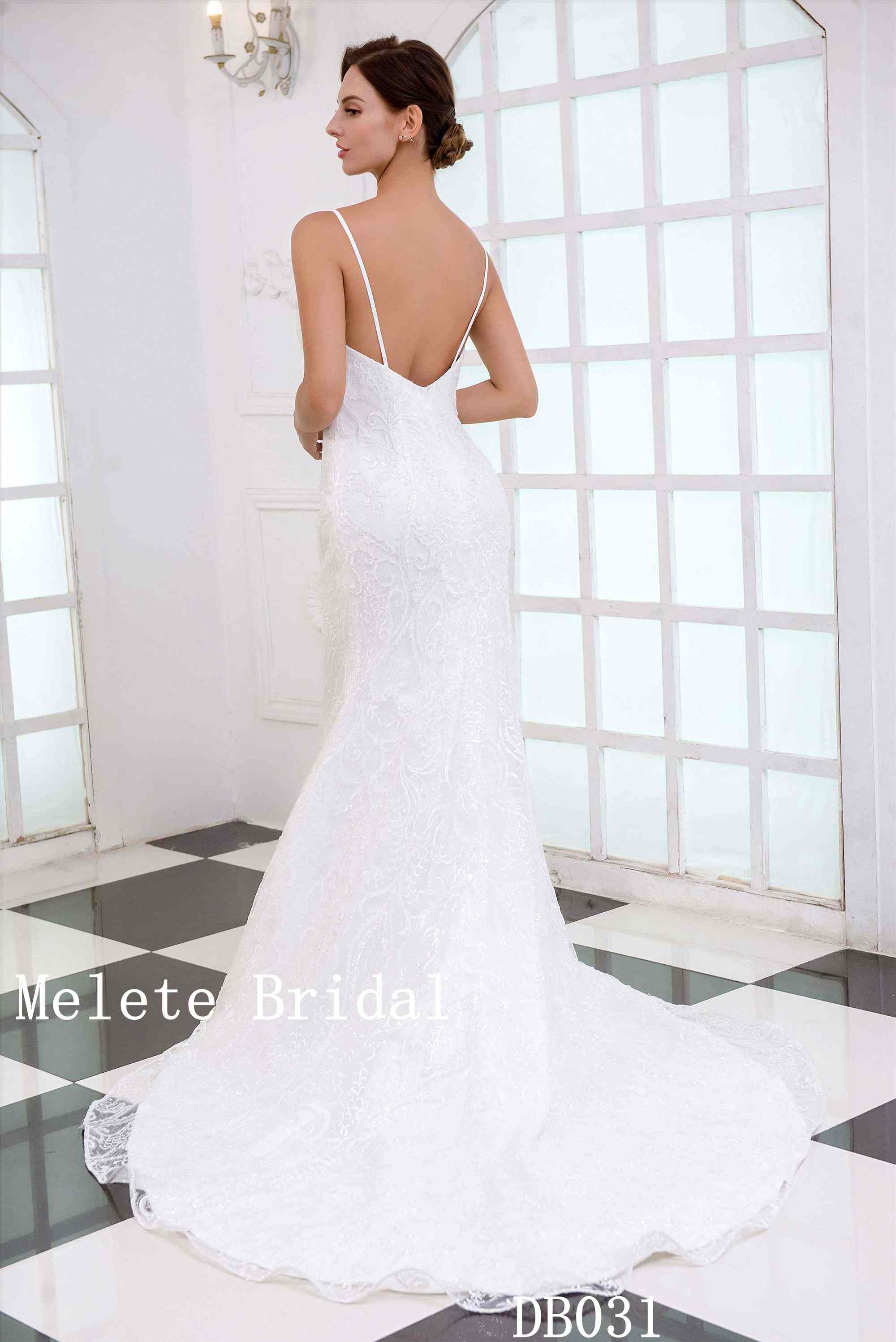 Factory Made Wedding Dress Mermaid SweepTrain Bridal Dress