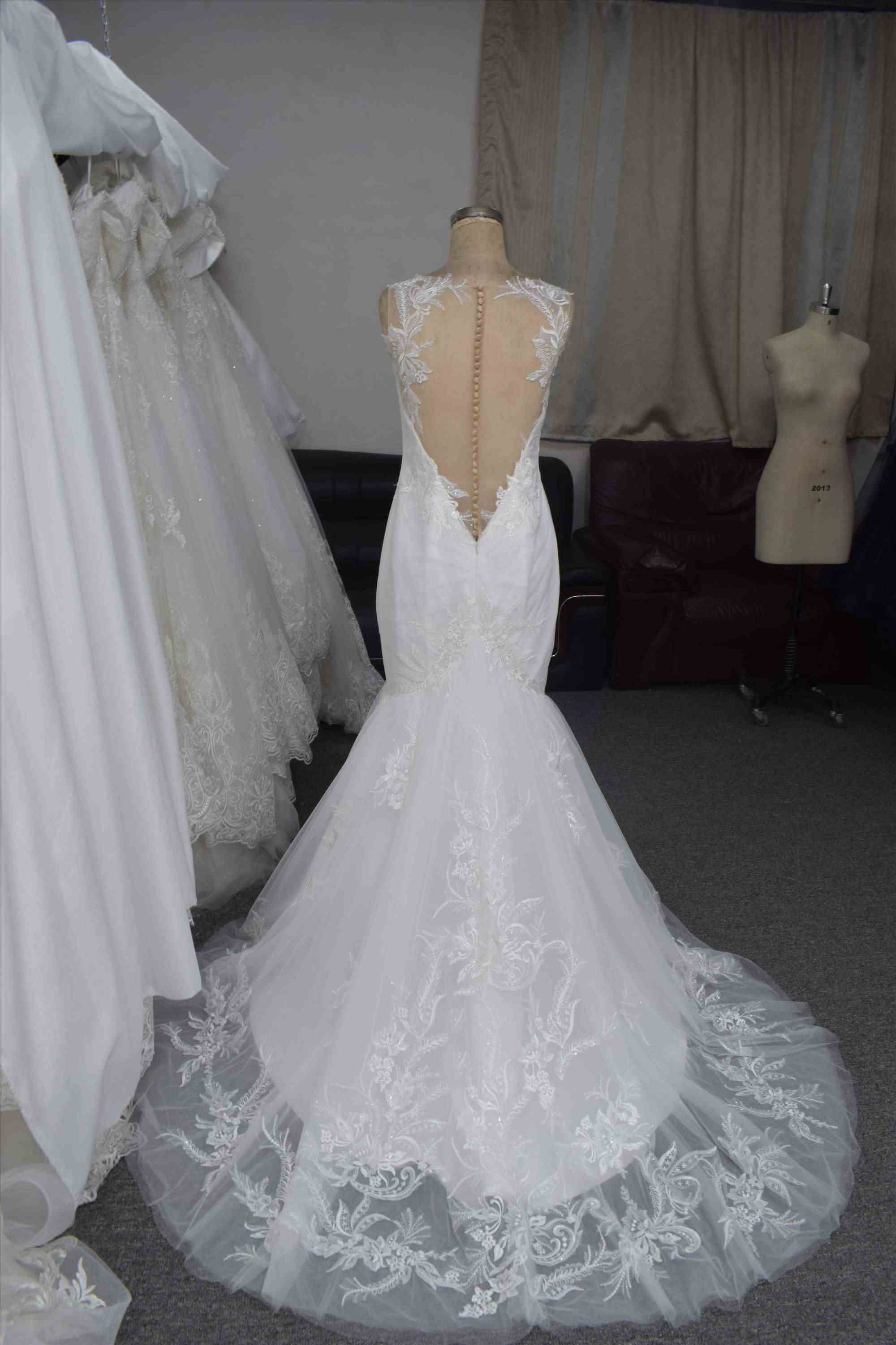 Gorgeous ball gown, custom made wedding dress