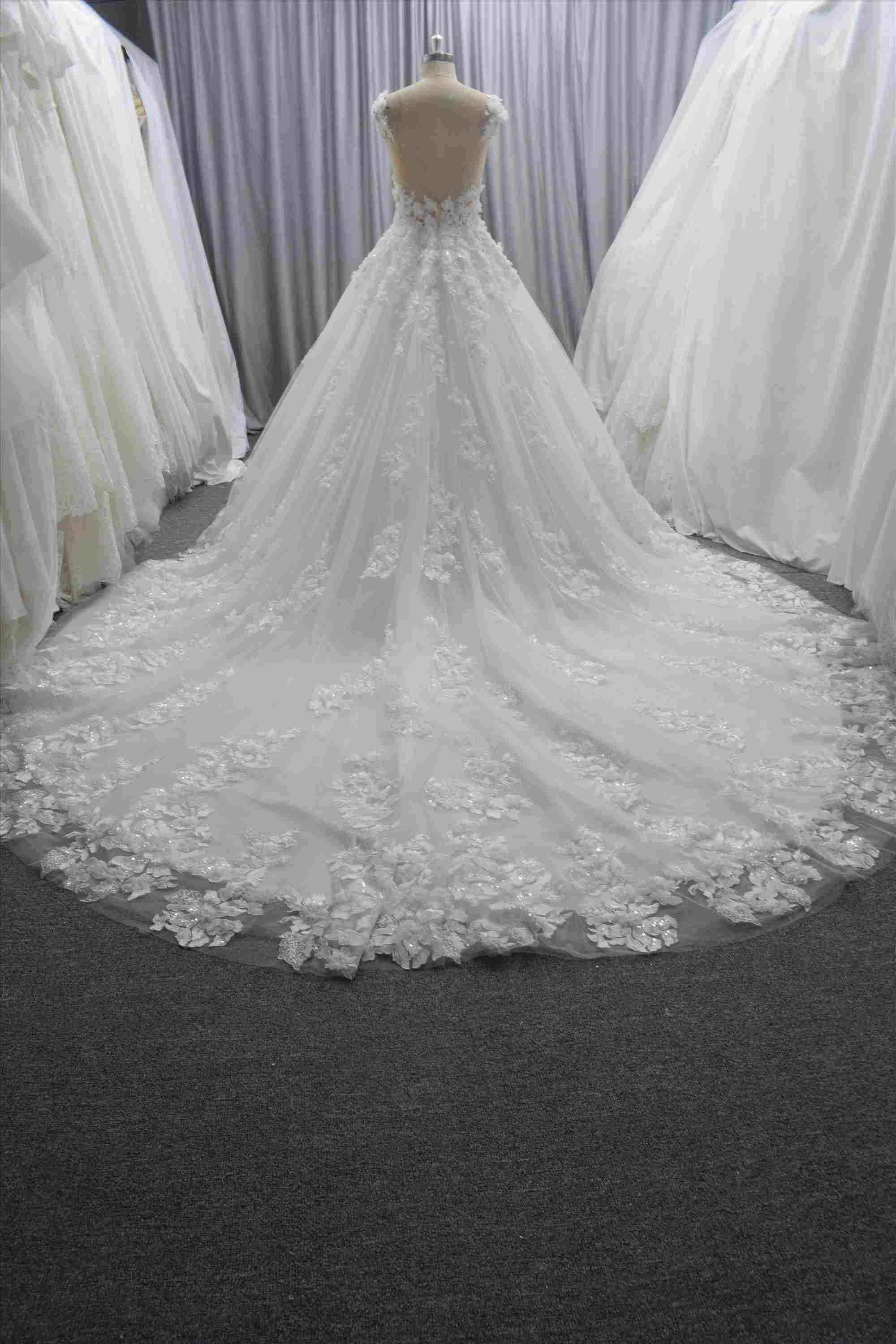 Gorgeous ball gown, custom made wedding dress