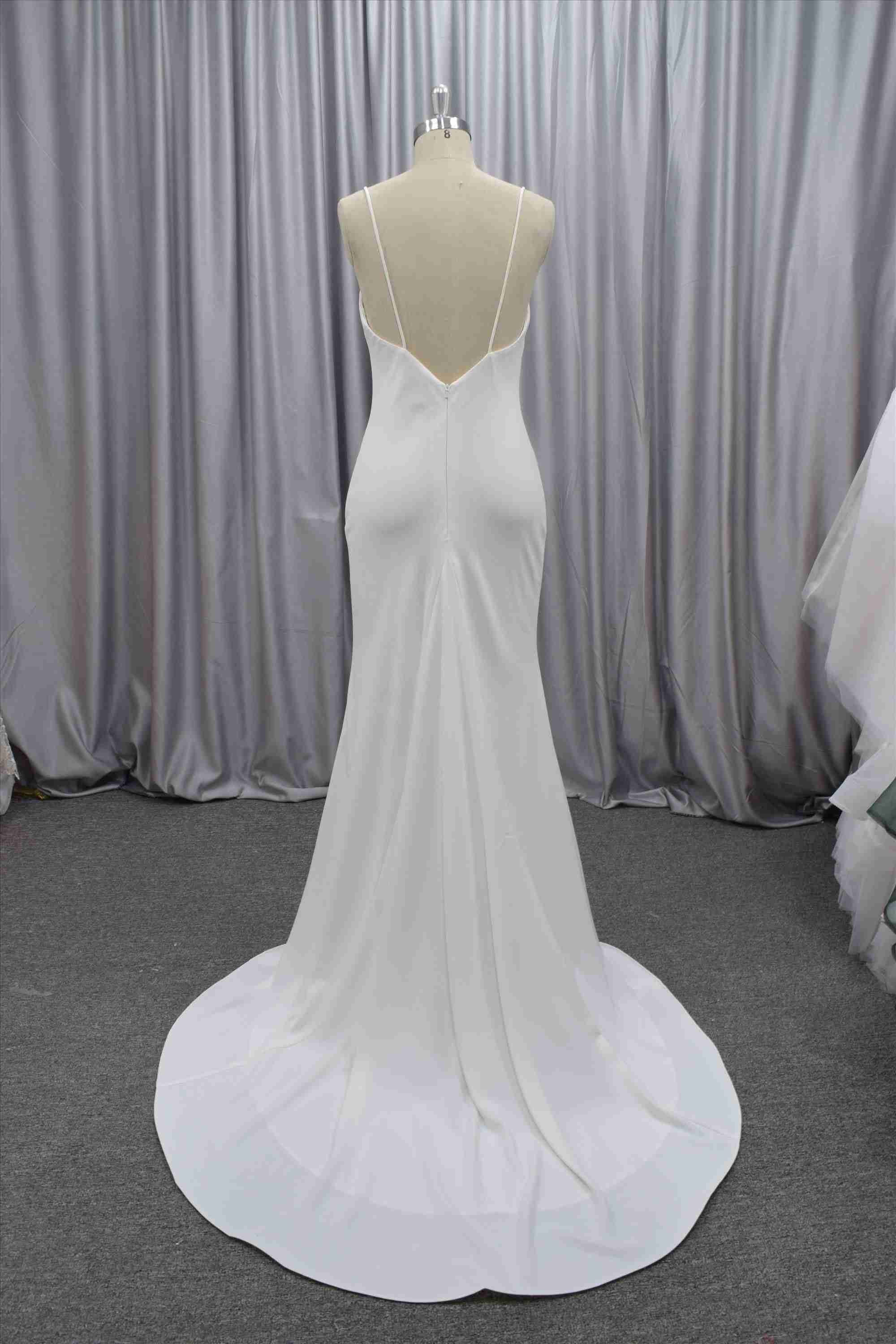 Boho  bridal gown custom made wedding dress