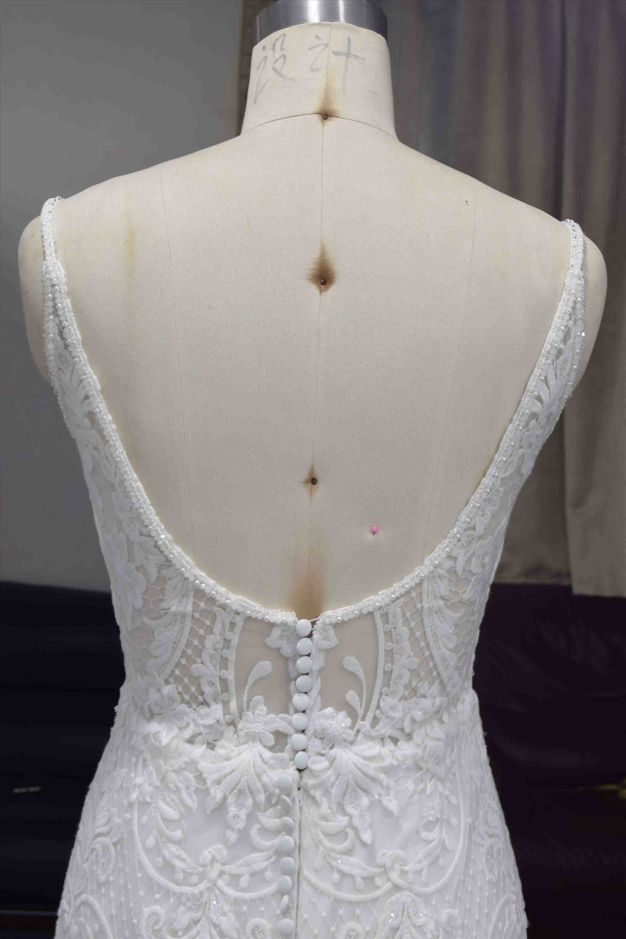 Gorgeous mermaid bridal gown hot sell wedding dress