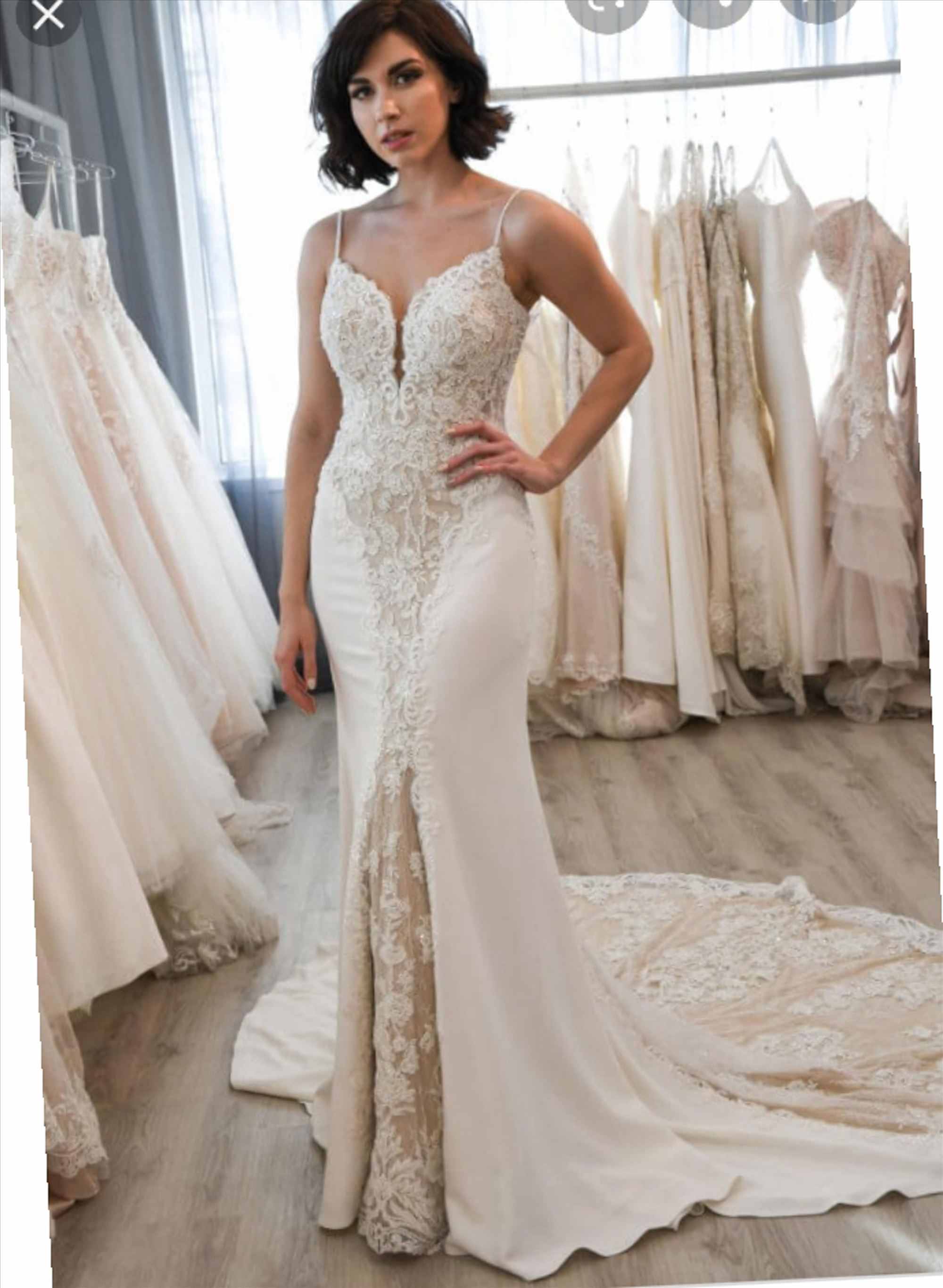 Fashion design mermaid bridal gown whole sell price wedding dress