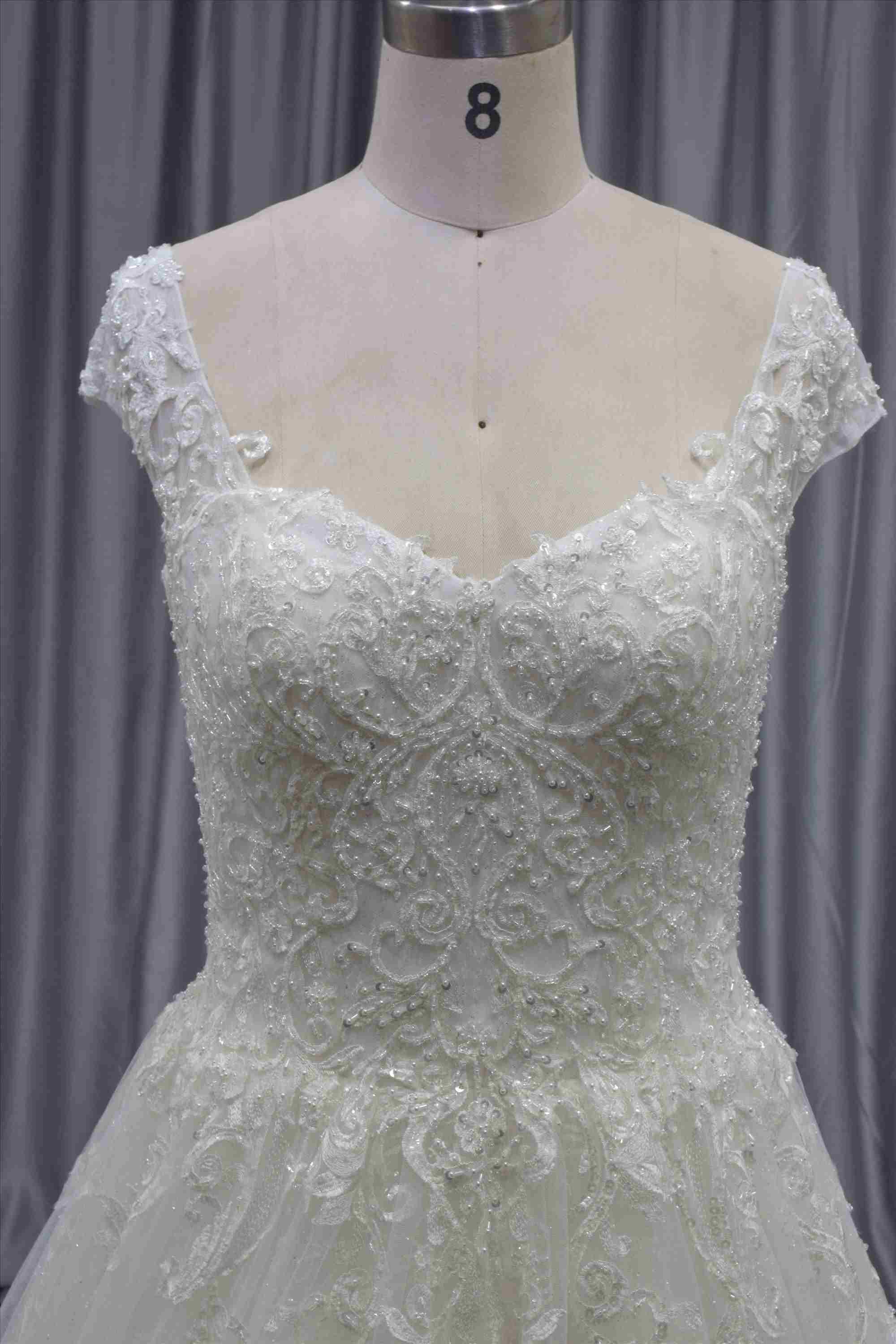 Princess A line latest design wedding dress
