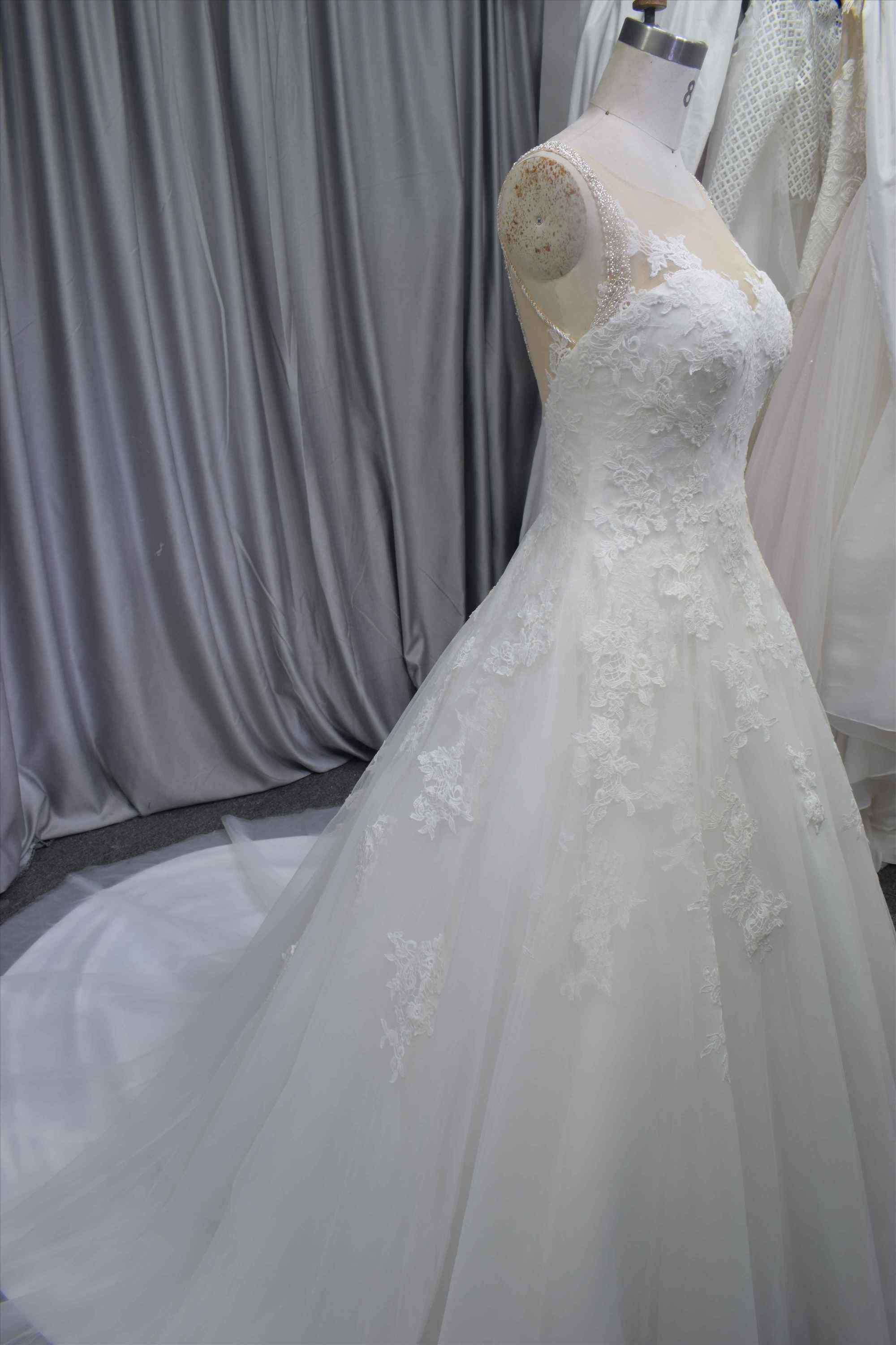 Princess A line gorgeous wedding gown