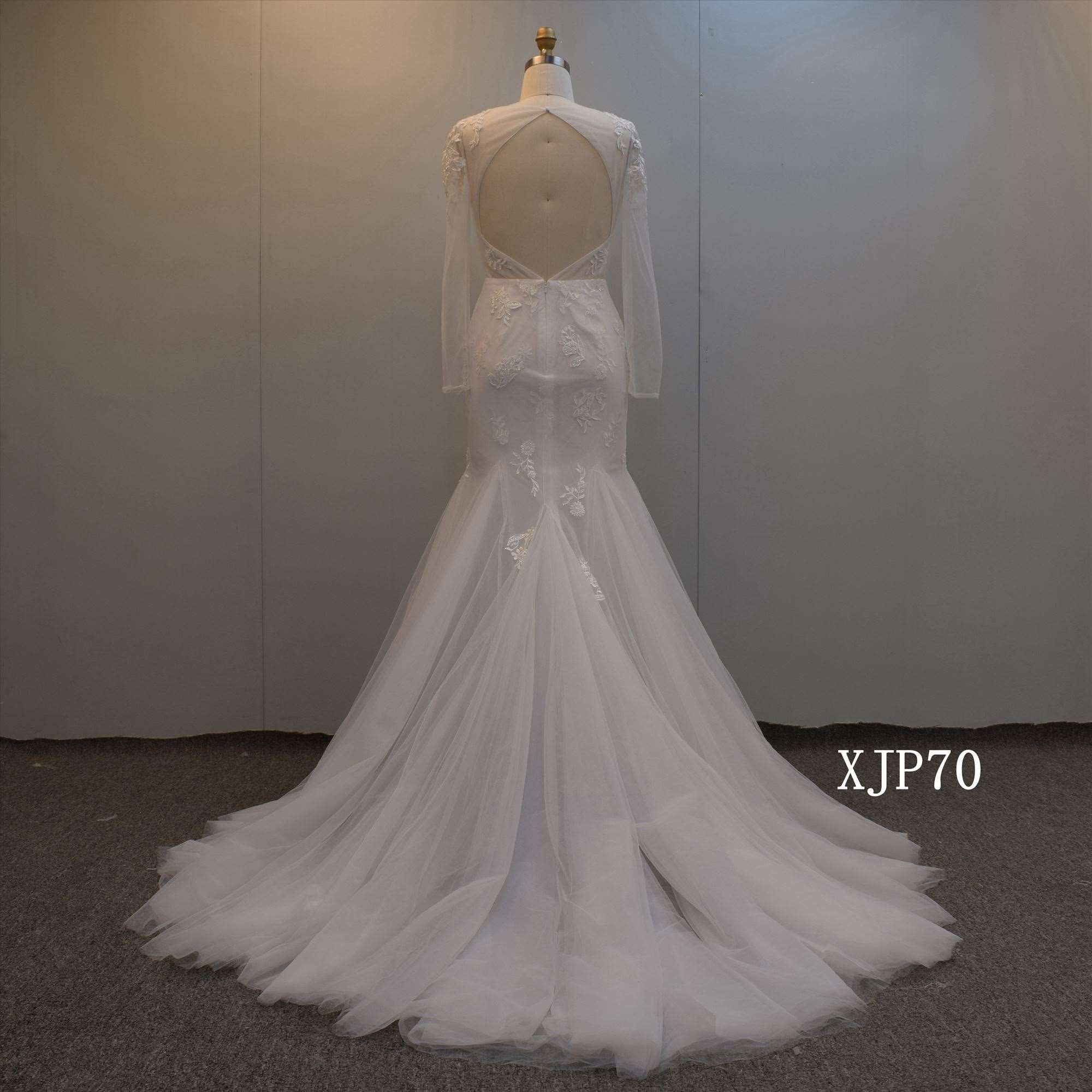 Custom Perspective Mermaid Fashion Design Evening Dress