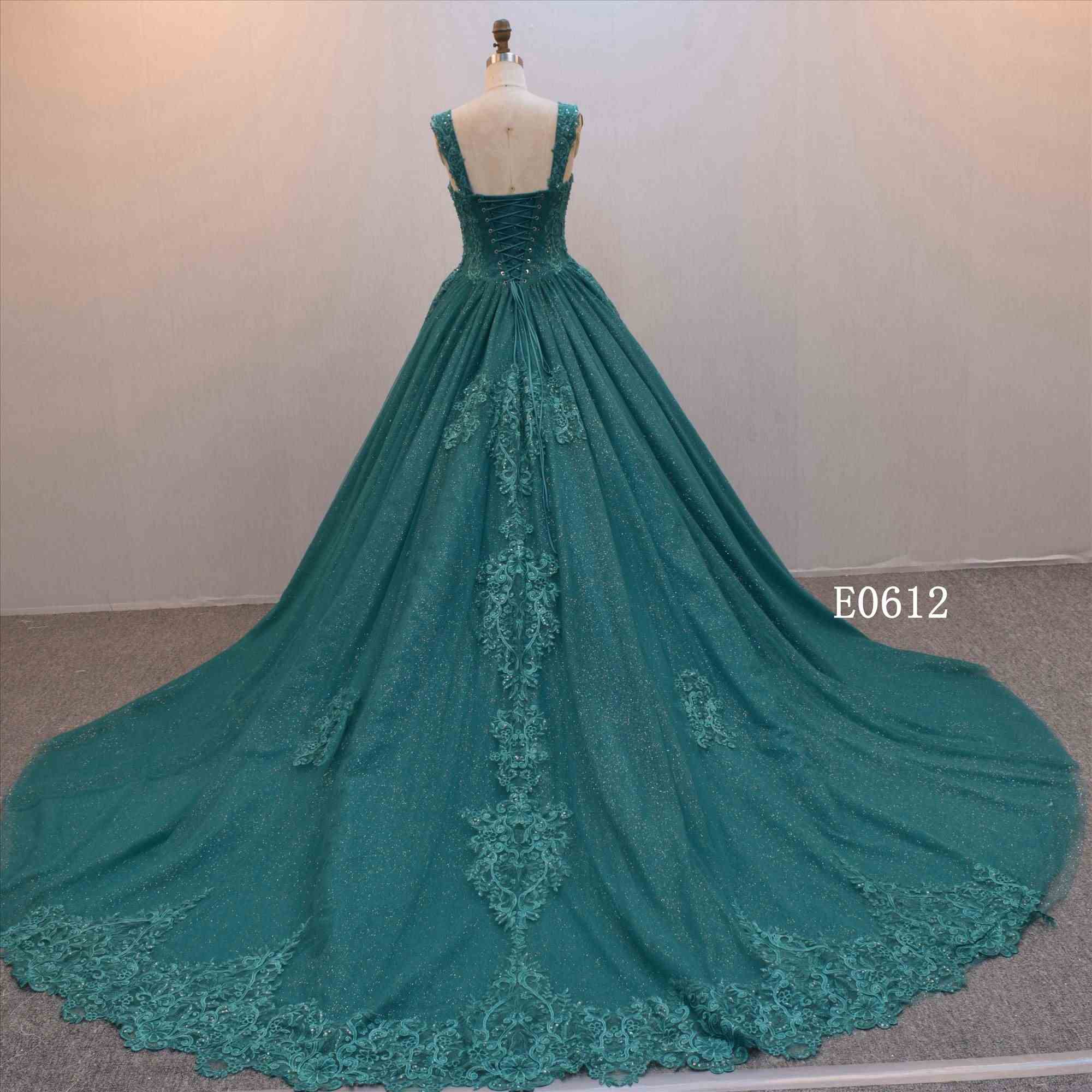 Ball Gown Evening Dress With Beaded Sweetheart Neckline Wedding Dress