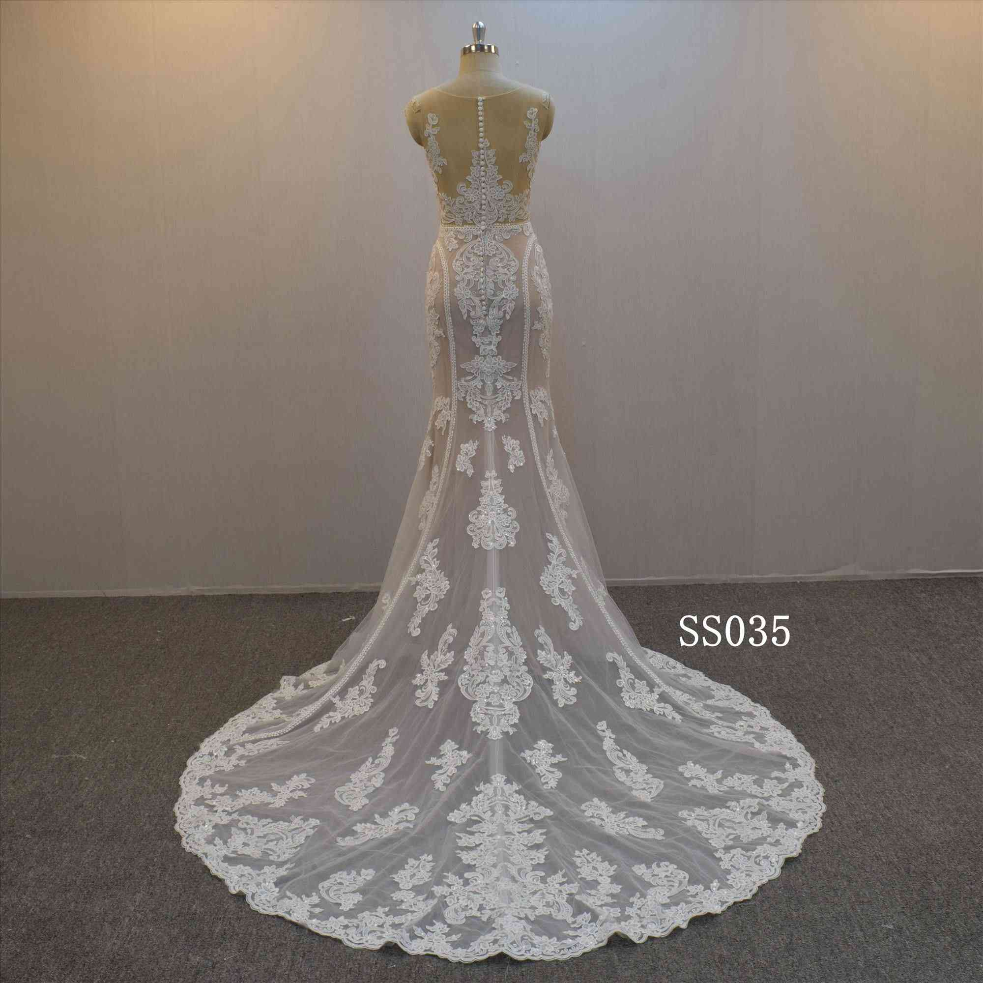 Fashionable Style Lace Mermaid Bridal Dress