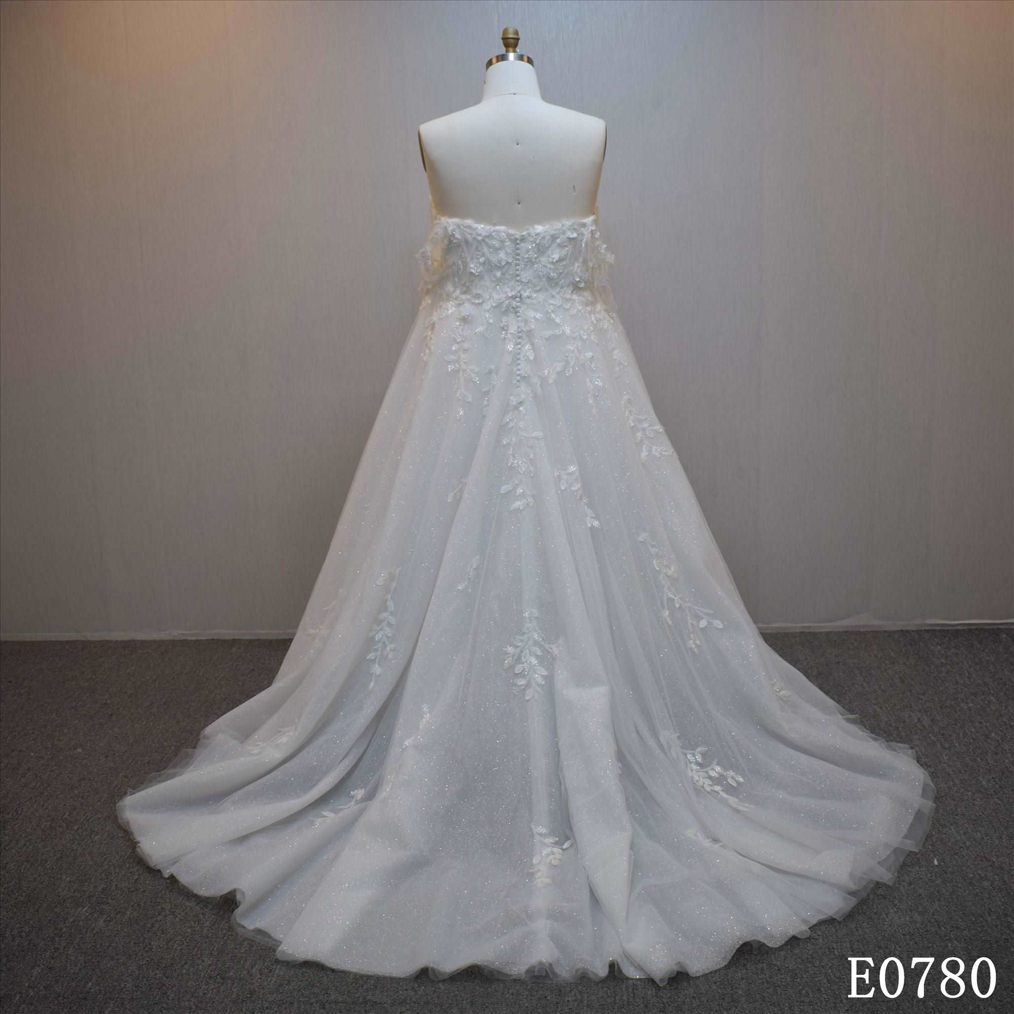 Stock Dress Lace A Line Bridal Dress