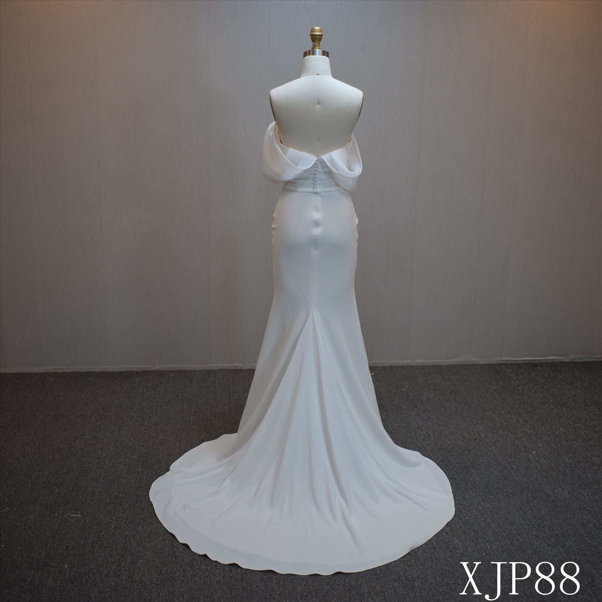 Lastest design Mermaid bridal dress guangzhou factory made elegant bridal dress