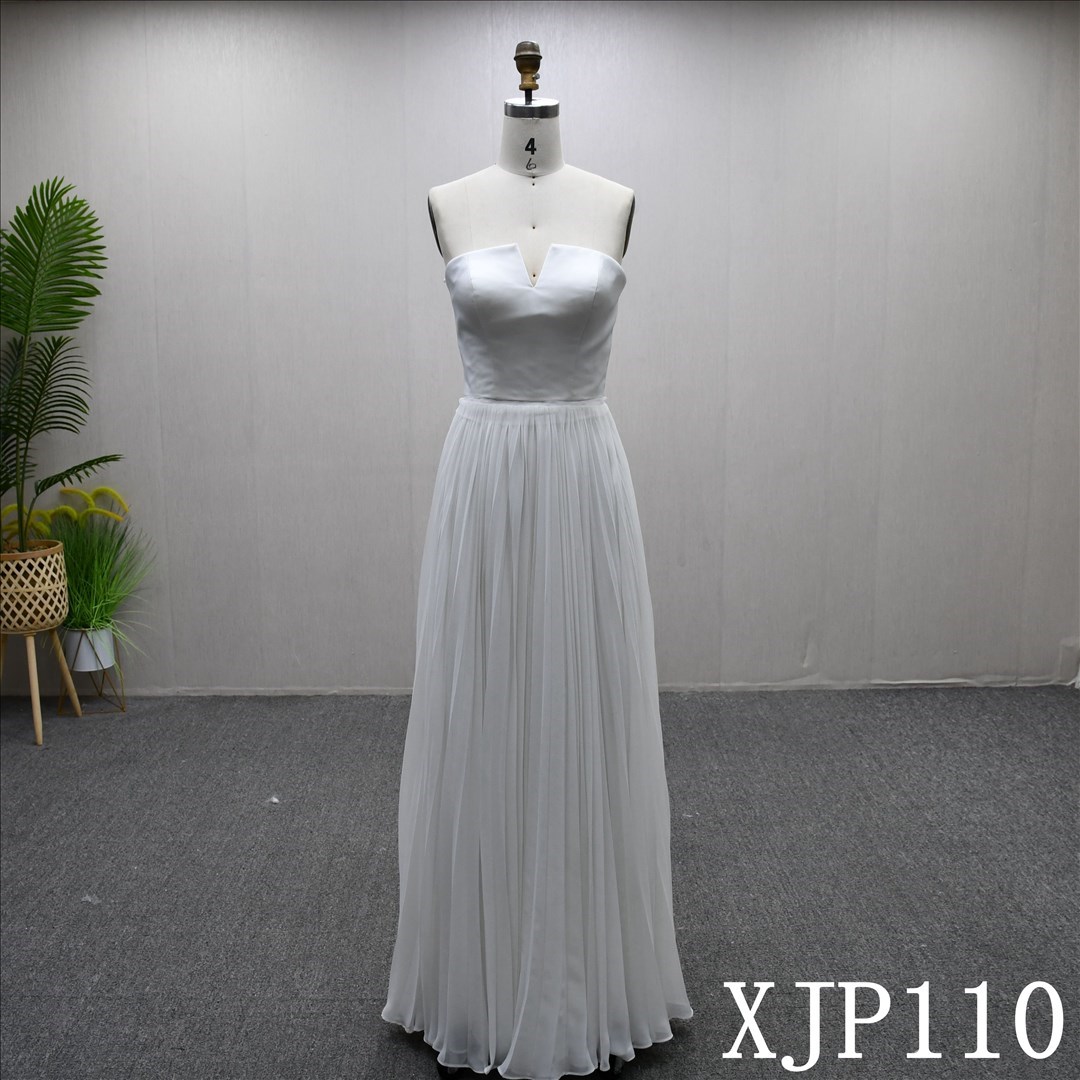 2025 Simple Plain Two-piece Sheath Fashion High Quality Bridal Dress