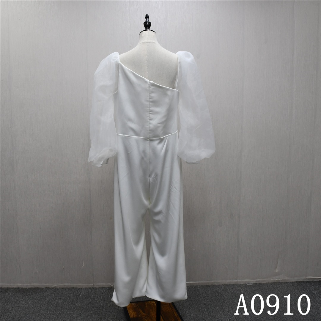 Fashion jumpsuit tulle long sleeve high quality