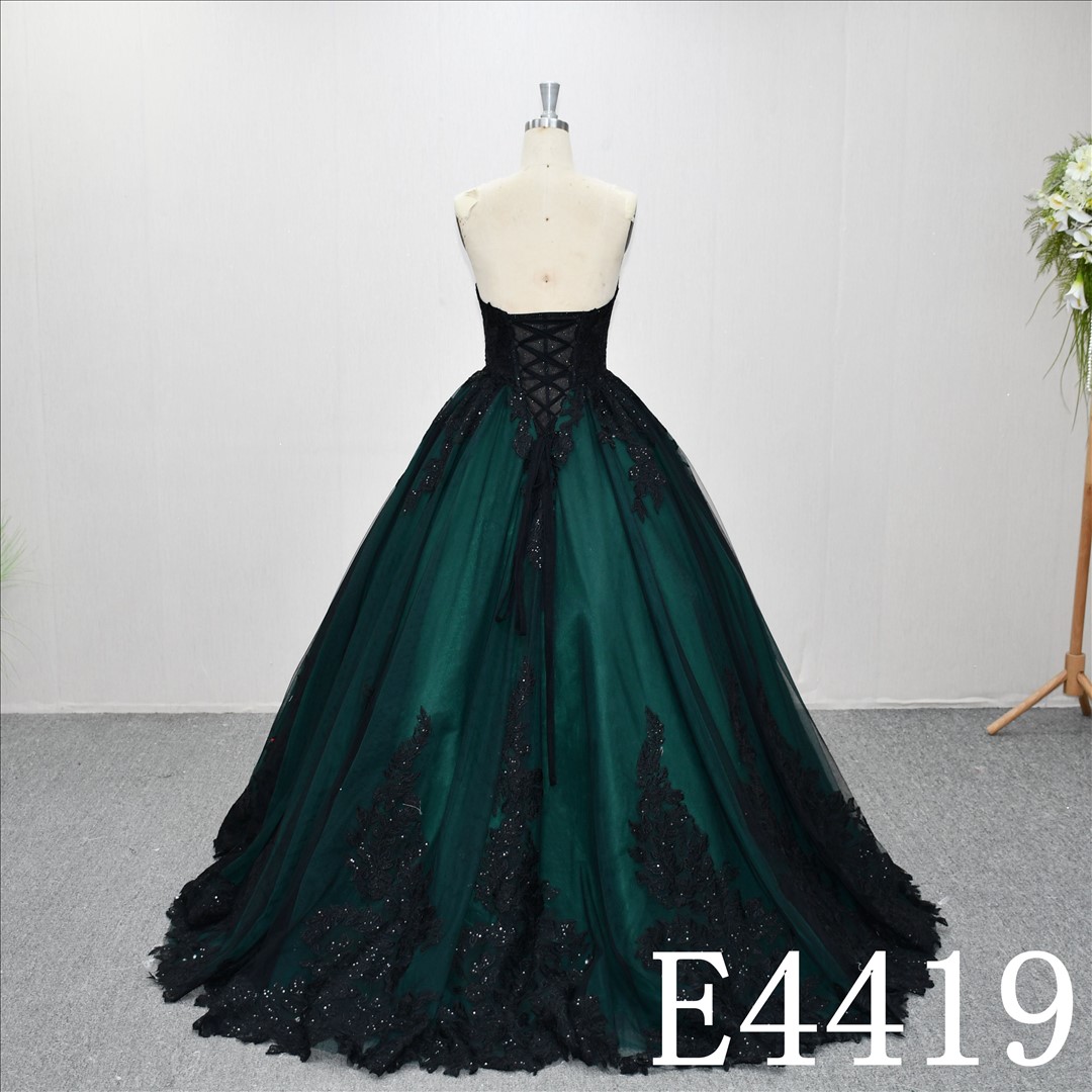 Guangzhou Bridal Dress Factory Aline Sweetheart dress features  simple  Lace