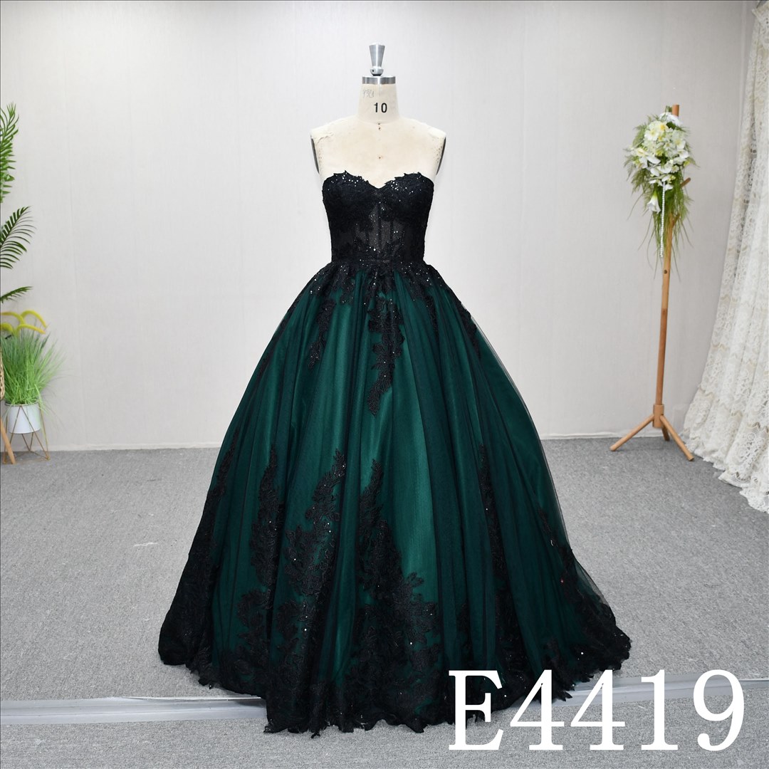 Guangzhou Bridal Dress Factory Aline Sweetheart dress features  simple  Lace
