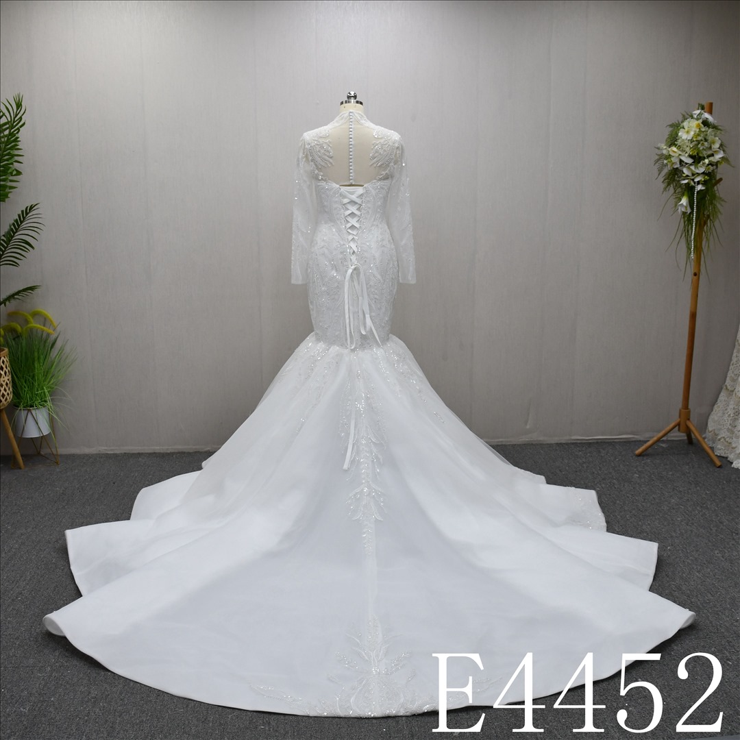 Guangzhou Bridal Dress Factory  Sweetheart Mermaid dress features  simple  Lace