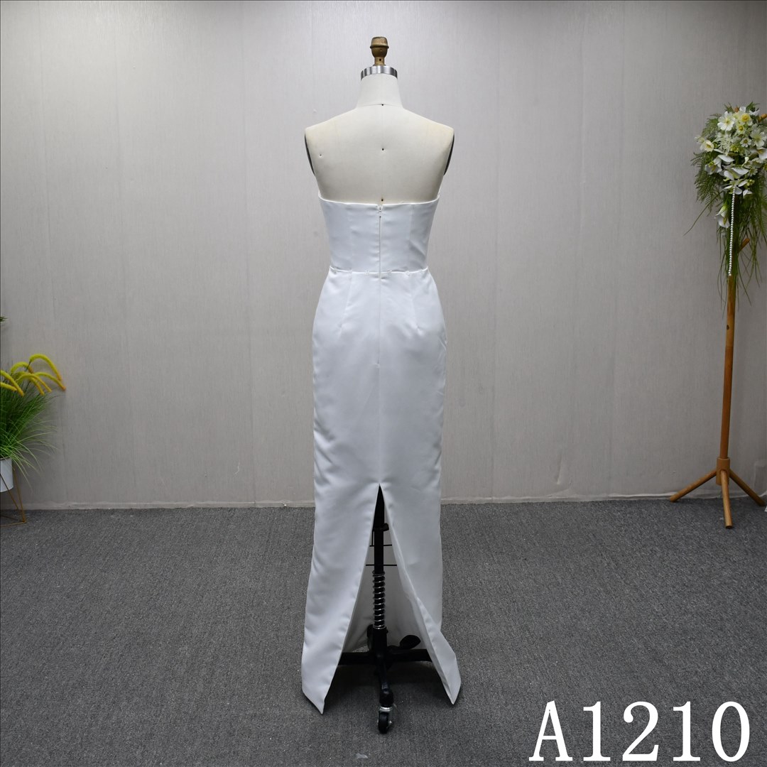 Bridal Dress Factory  A-lined V-neck  Simple dress features