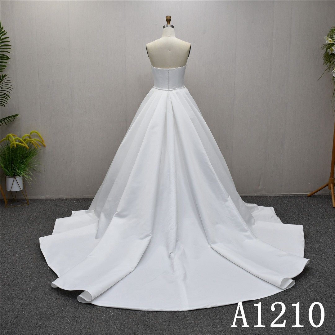 Bridal Dress Factory  A-lined V-neck  Simple dress features
