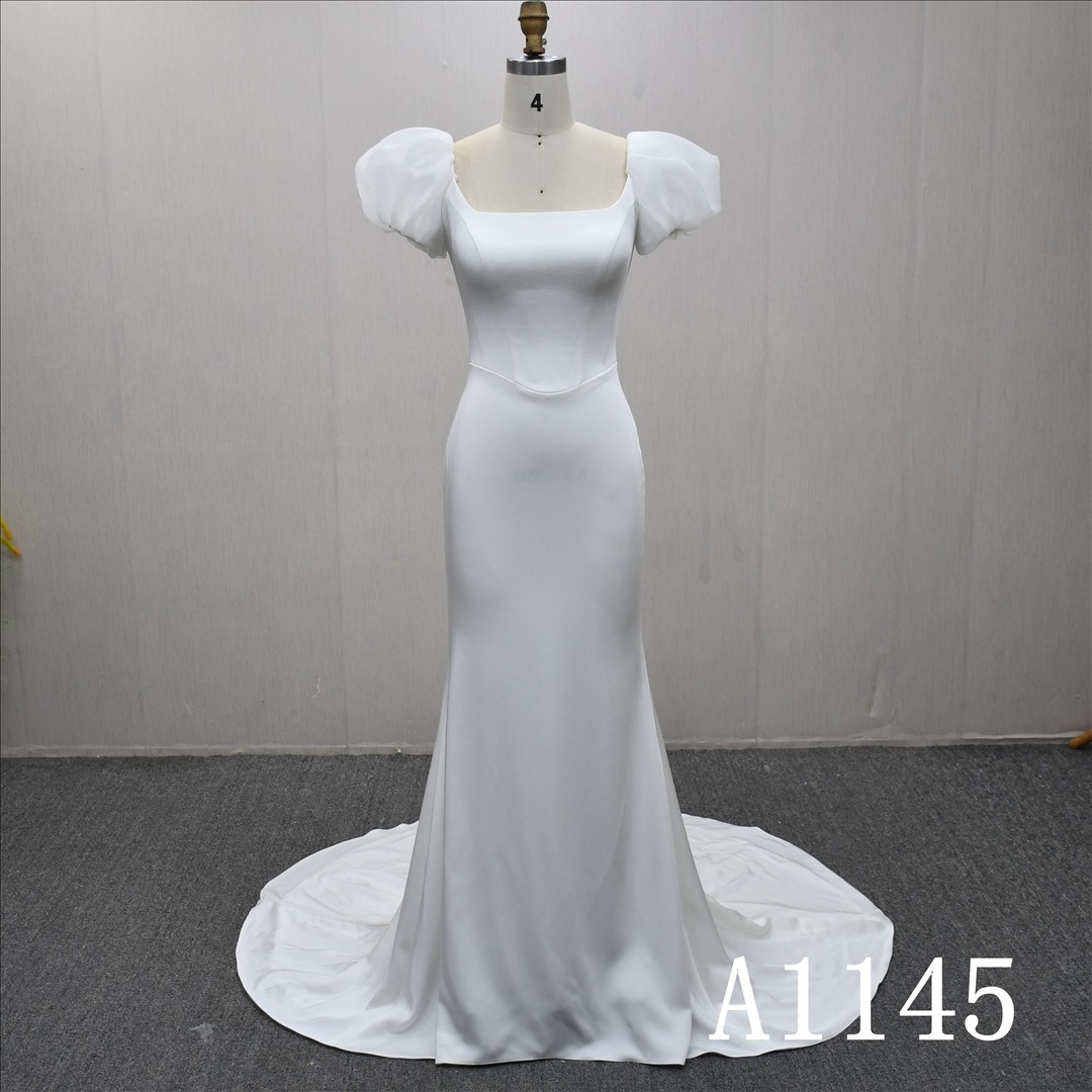 Guangzhou Bridal Gown Factory Mermaid Dress Custom Made Bridal Gown