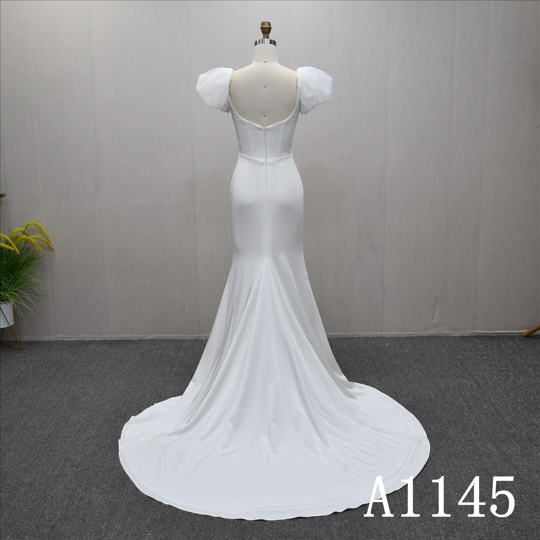 Guangzhou Bridal Gown Factory Mermaid Dress Custom Made Bridal Gown