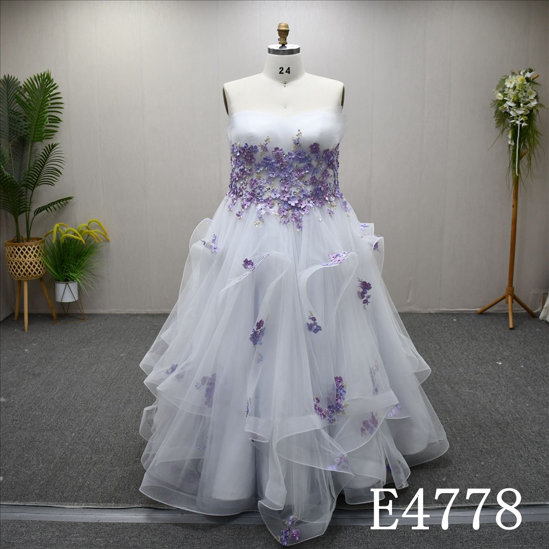 Guangzhou Bridal Gown Factory Fashionable Design Sleeveless