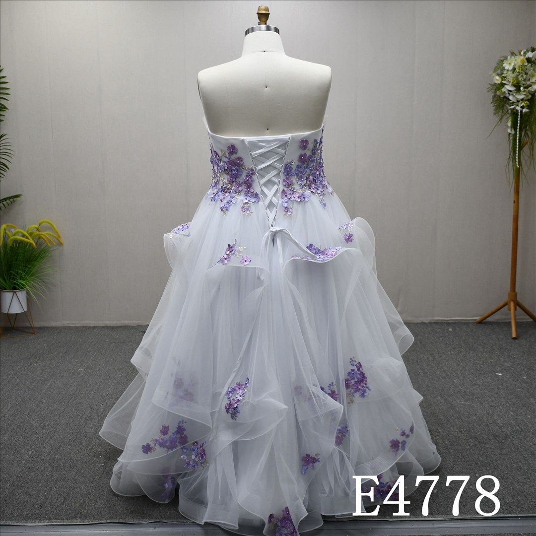 Guangzhou Bridal Gown Factory Fashionable Design Sleeveless