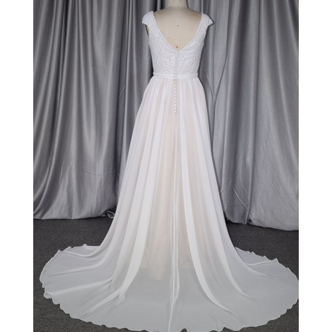 wholesales price chiffon fashion bridal dress