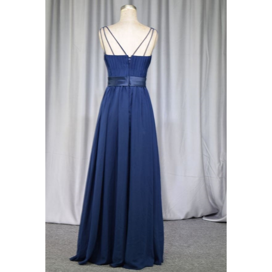 Guangzhou factory made wholesales price chiffon bridesmaid dress