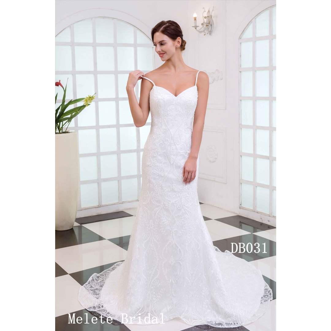 Factory Made Wedding Dress Mermaid SweepTrain Bridal Dress