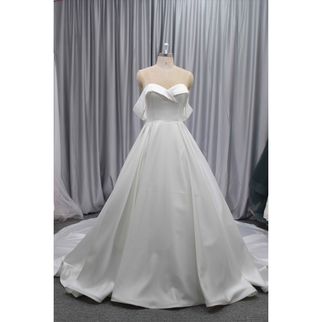 2019 new desing made in China hot wedding bridal gown elegant princess design nice wedding dress