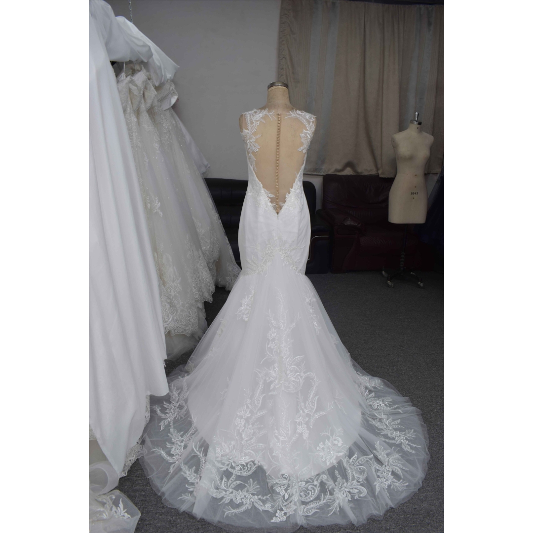 Gorgeous ball gown, custom made wedding dress