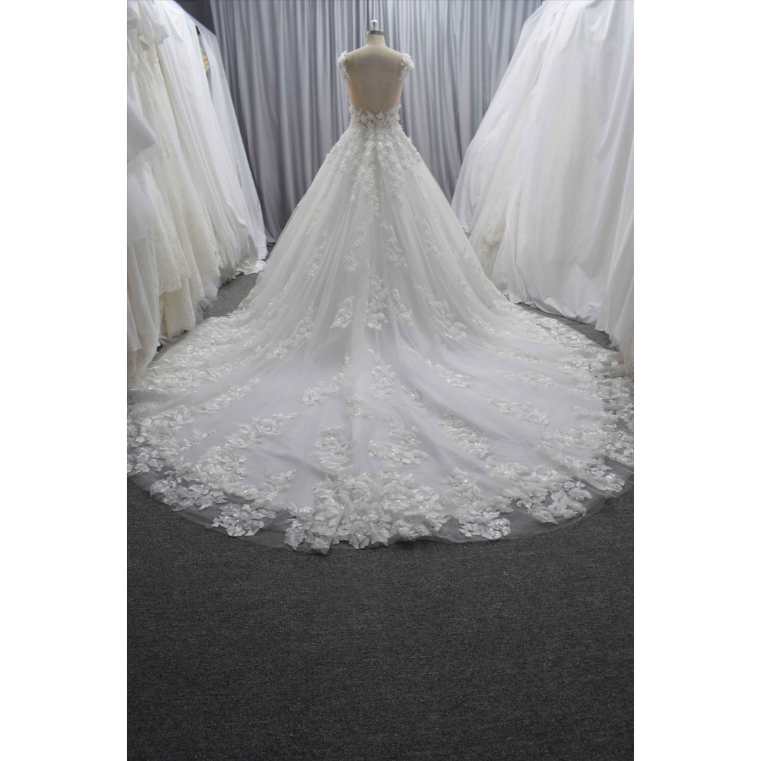 Gorgeous ball gown, custom made wedding dress