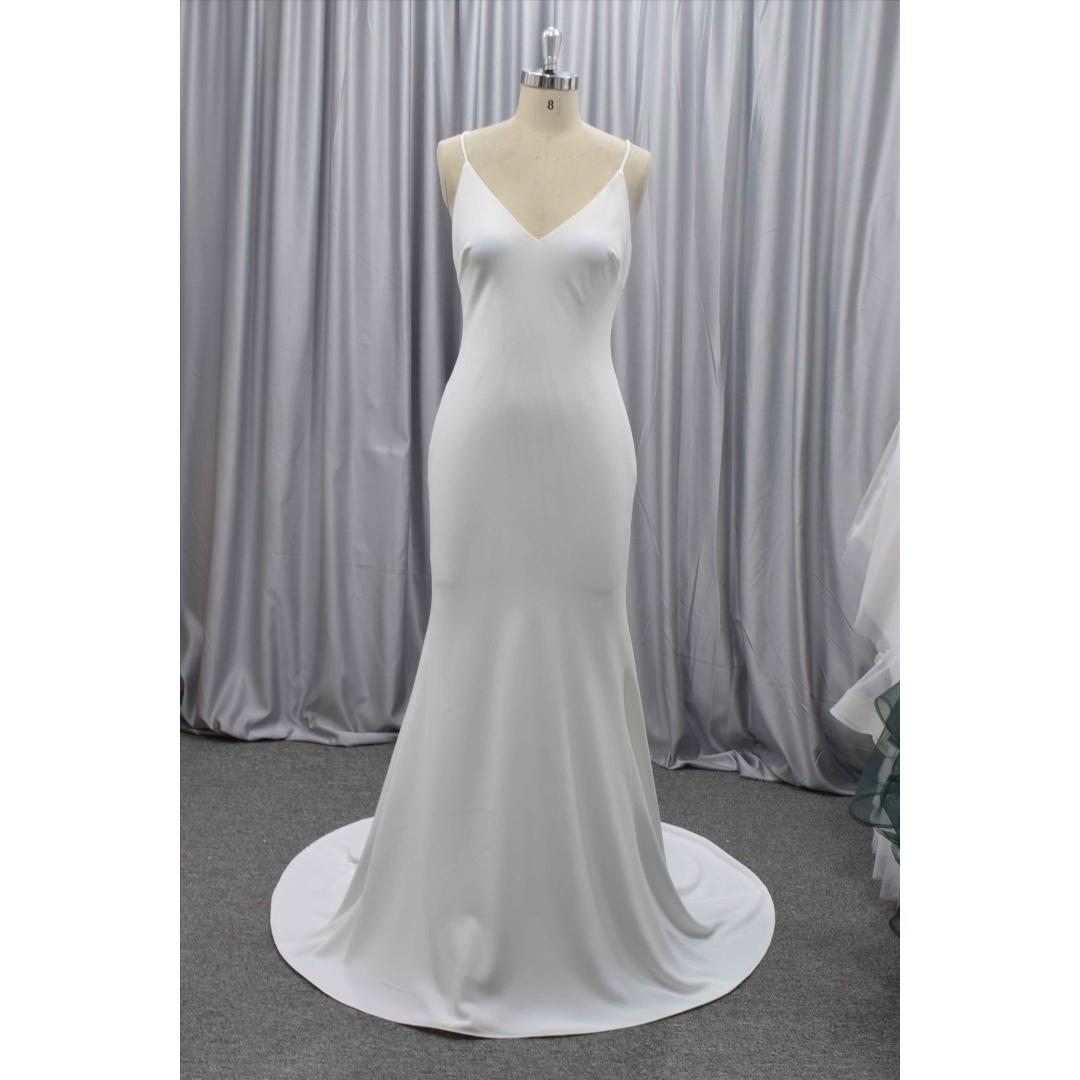 Boho  bridal gown custom made wedding dress