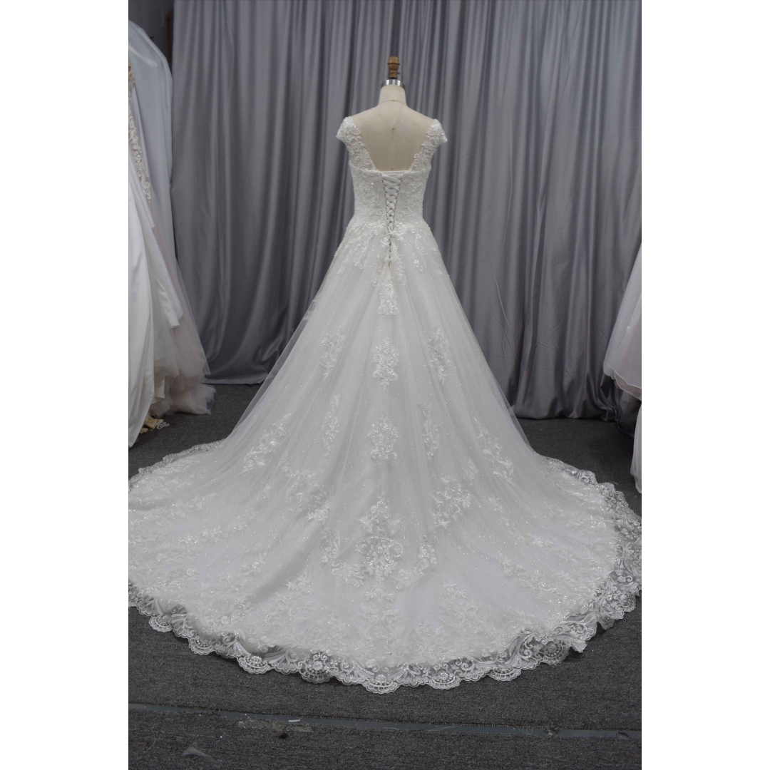 Princess A line latest design wedding dress