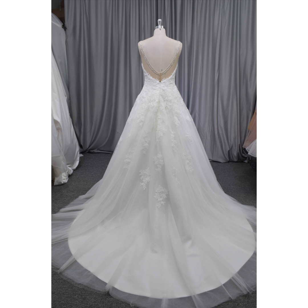 Princess A line gorgeous wedding gown