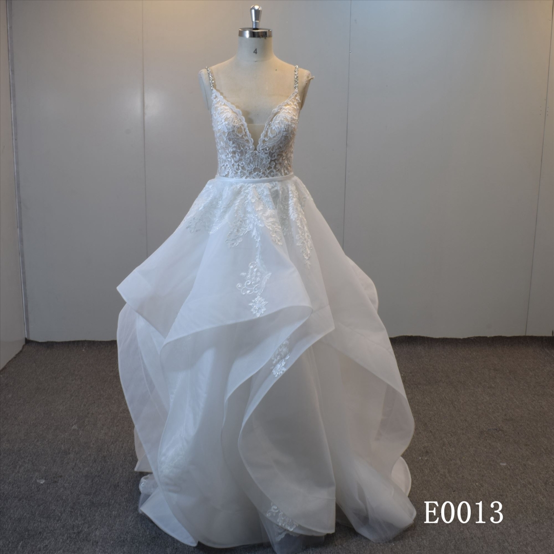 Mermaid Bridal Gown Made in Cuangzhou Wedding dress Factory With A Detachable Train Bridal Dress