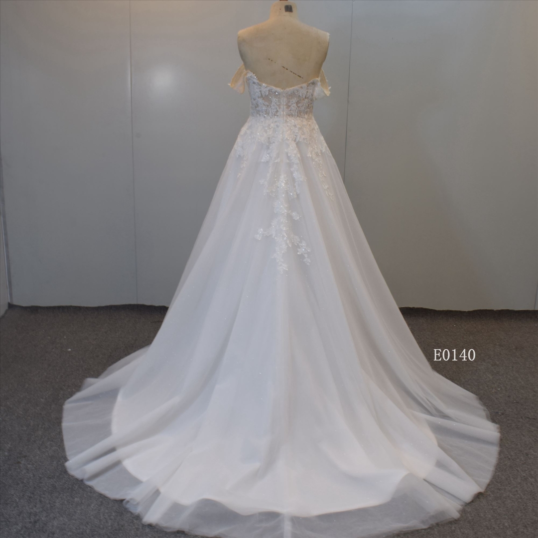 Split Wedding dress A Line Bridal Gown Sweetheart Neckline Bridal Dress