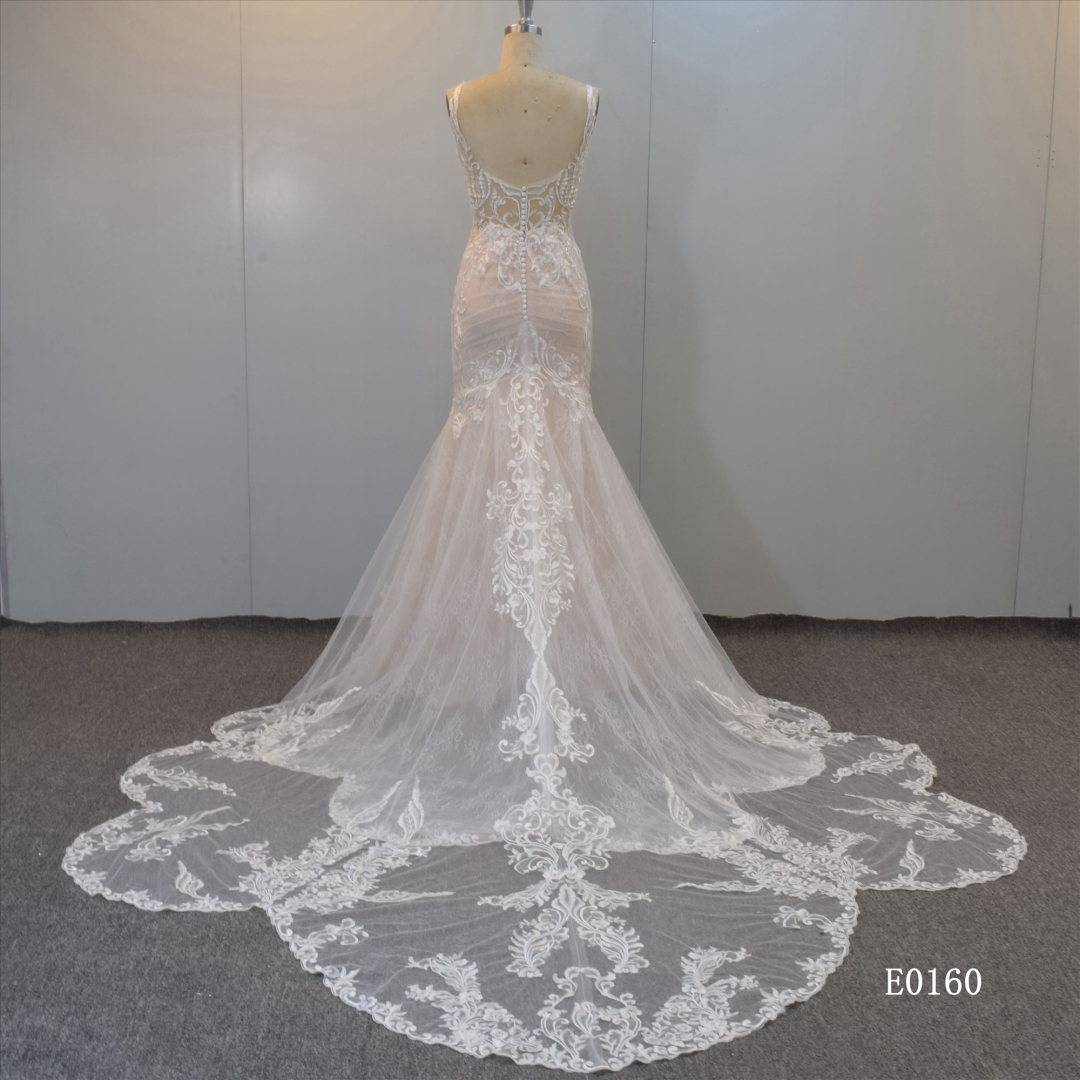 Elegant New Design Wedding Gown Mermaid Bridal gown For Wholesale