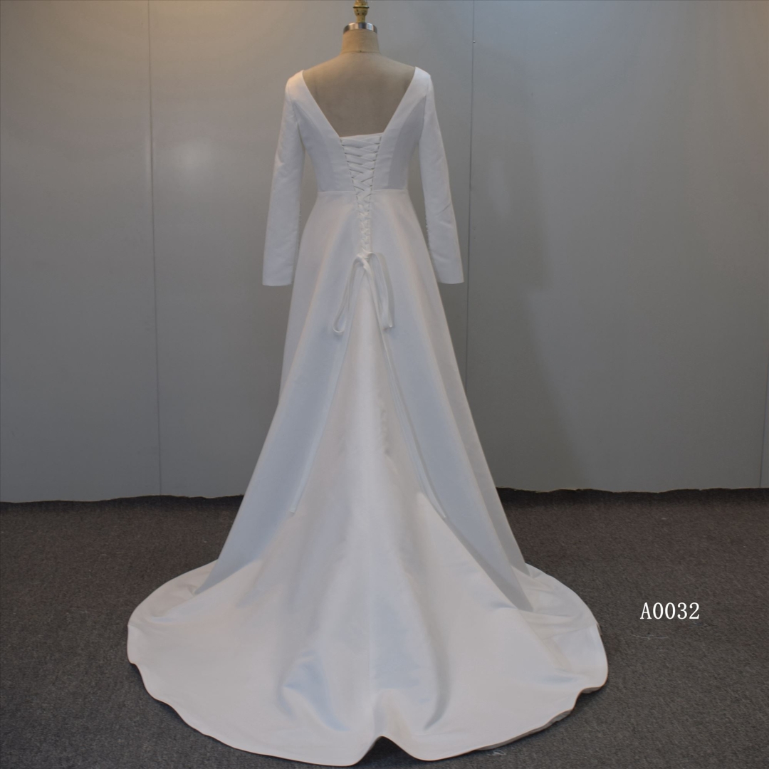 3D satin  Bridal Gown Ball Gown Wedding Dress For Women