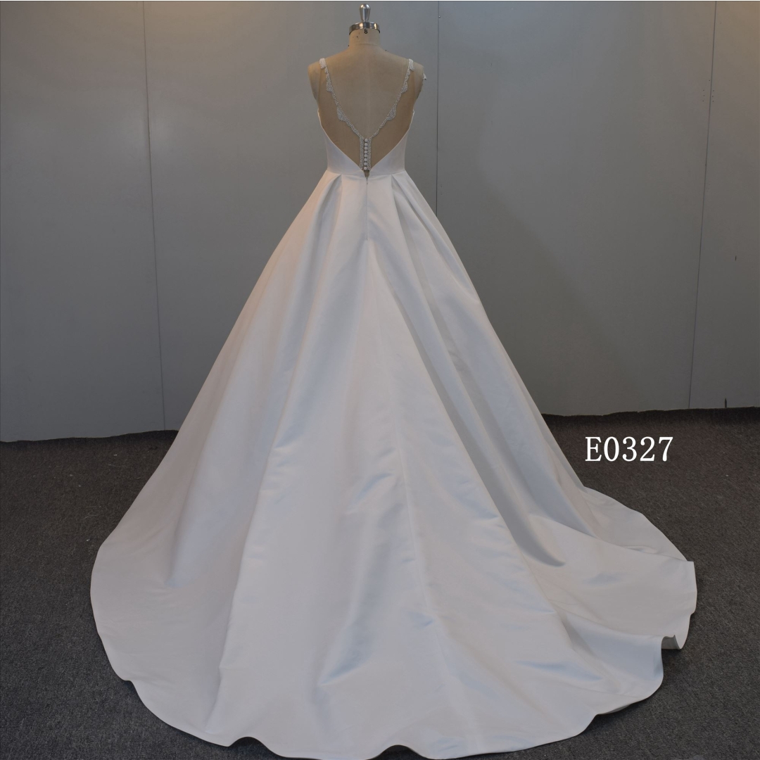 Real Princess A-Line Bridal Dress Photo