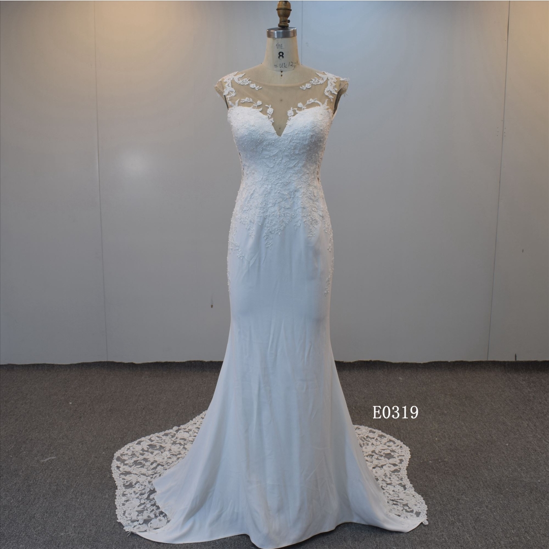 Slim Mermaid With Detachable Train Bridal Dresses